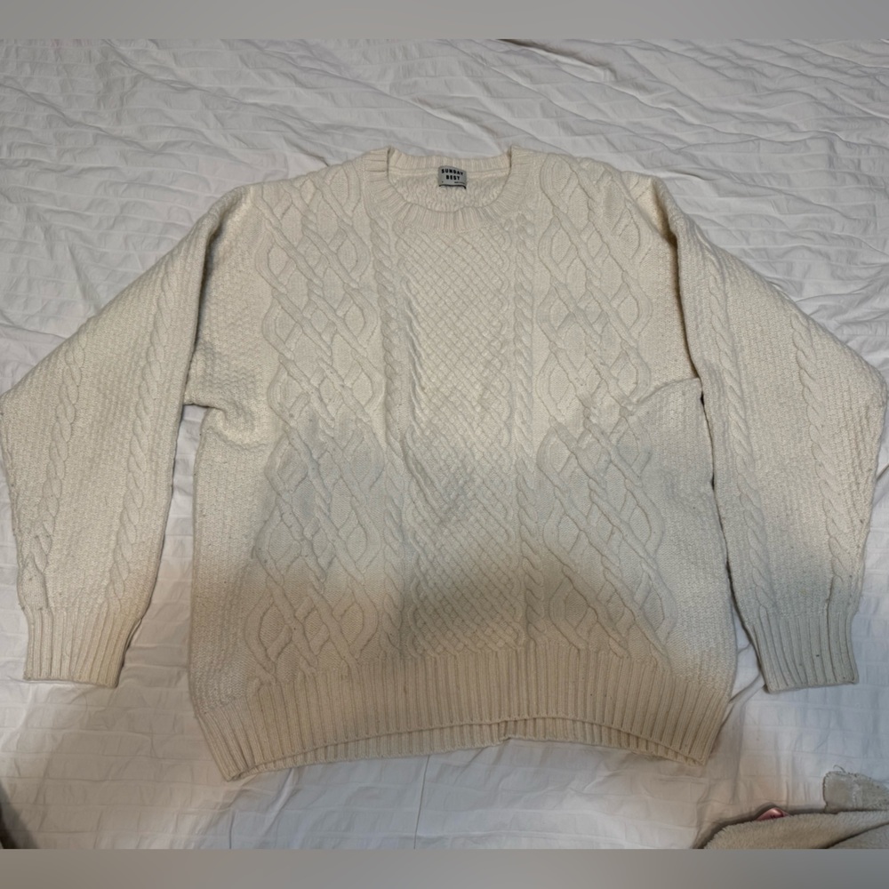 Sunday Best Peggy Cable Knit Sweater